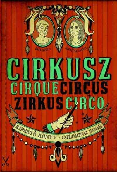 cirkusz kifestő könyv
